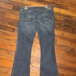 Levi's Dark Blue Low Rise Bootcut Misses Short